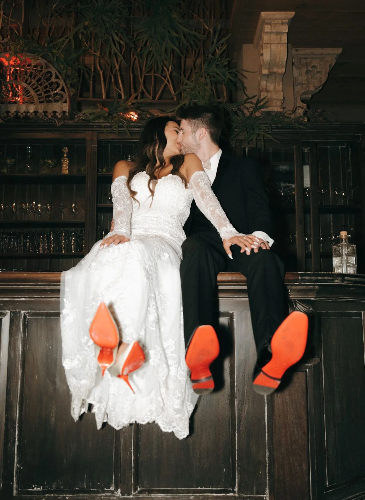 The Crippens on their wedding day