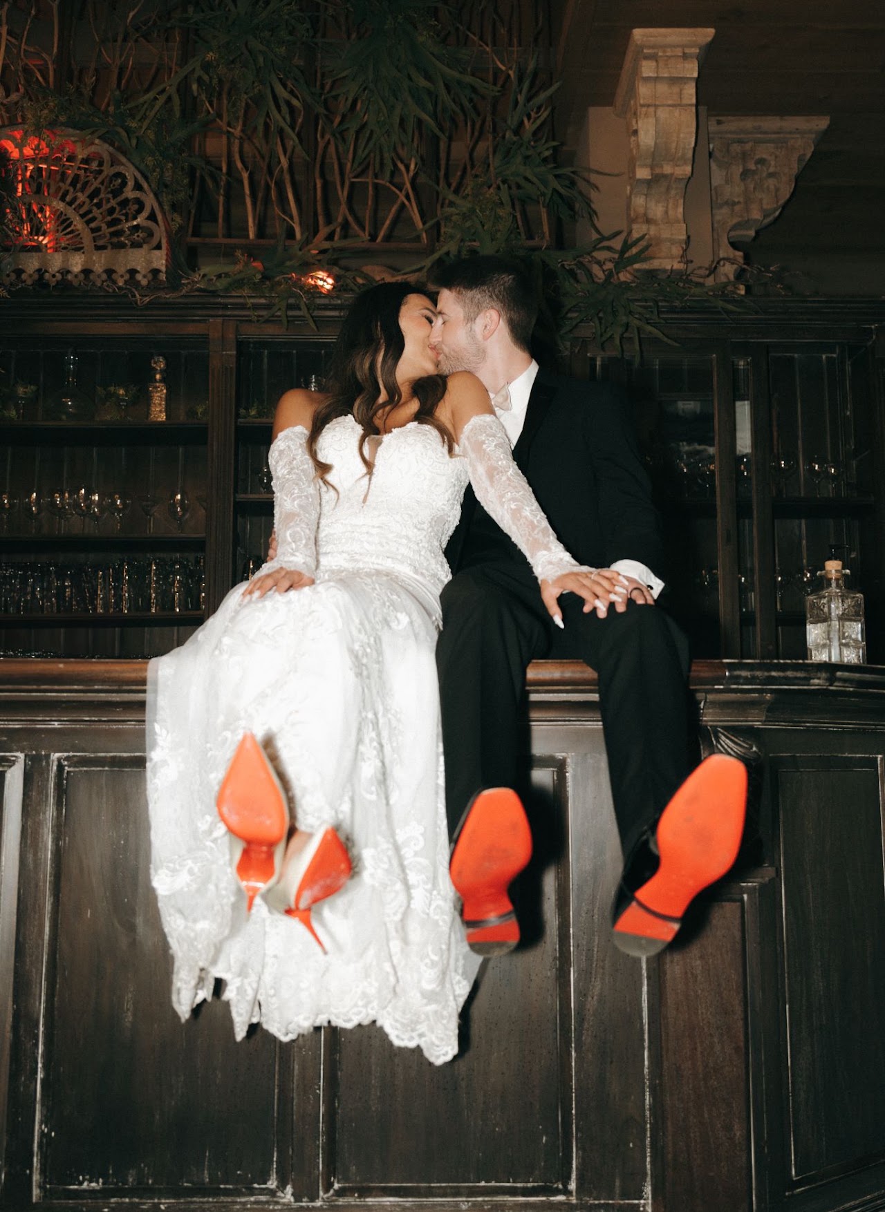 The Crippens on their wedding day